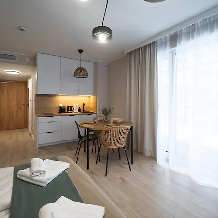 Apartament The Waves Kasprowicza 20c - Blisko Plazy! - Bezplatny Parking Podziemny - Klimatyzacja - Basen, Jacuzzi, Sala Fitness, Sala Zabaw Dla Dzieci I Sauny W Cenie!